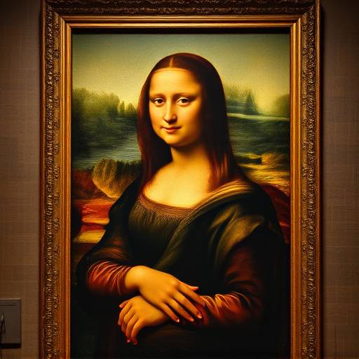 La Gioconda esposta al Museo del Louvre, Leonardo da Vinci