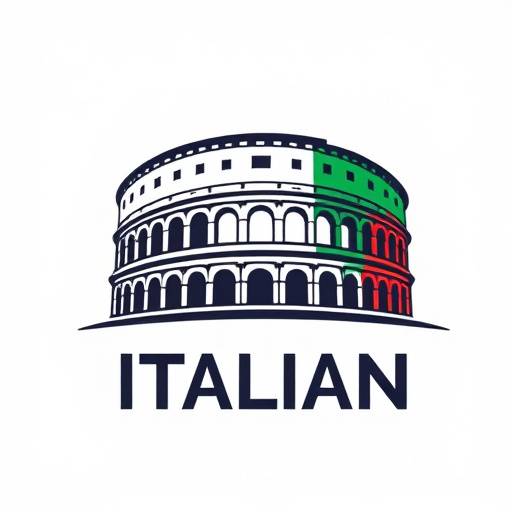 Logo di Viaggio Italiano con il Colosseo stilizzato e i colori della bandiera italiana.